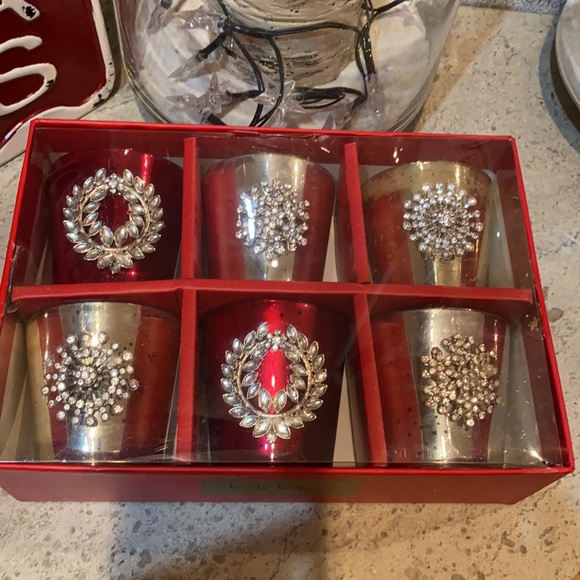 Nicole Miller Votive Candle Holders. Set of 6. - Picture 4 of 9